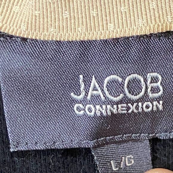 🌿4/$35 🌿JACOB‎ CONNEXION Black Long Sleeve Shirt - Picture 5 of 7